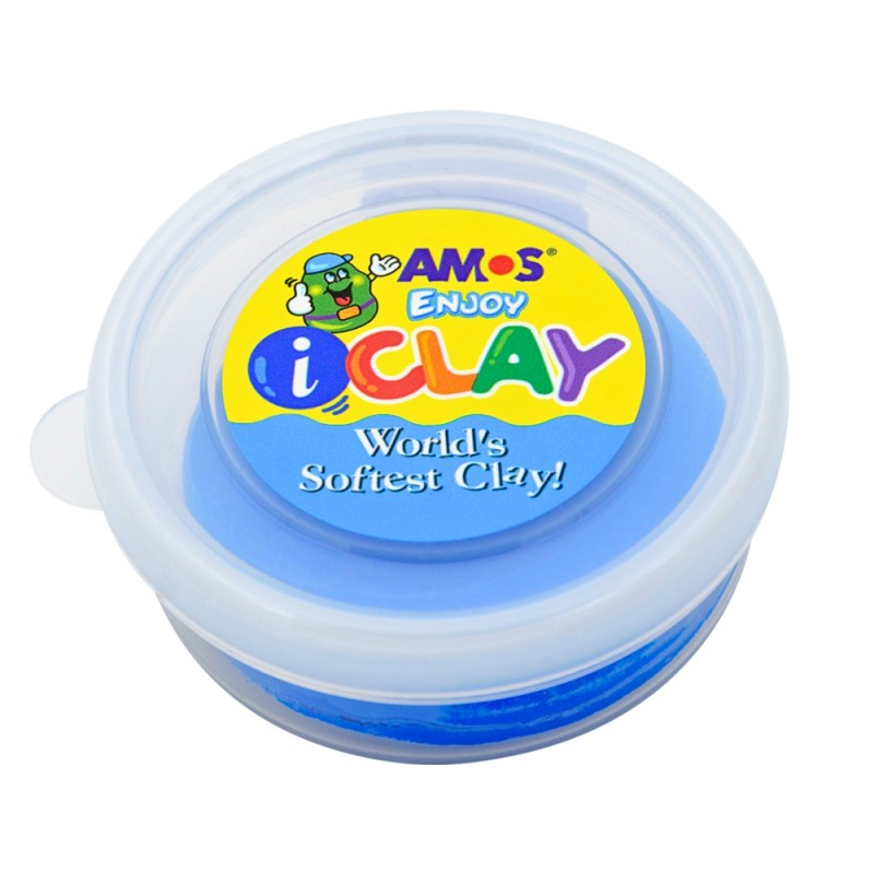 iClay Amos Plastilina Modelaj Albastru 18g