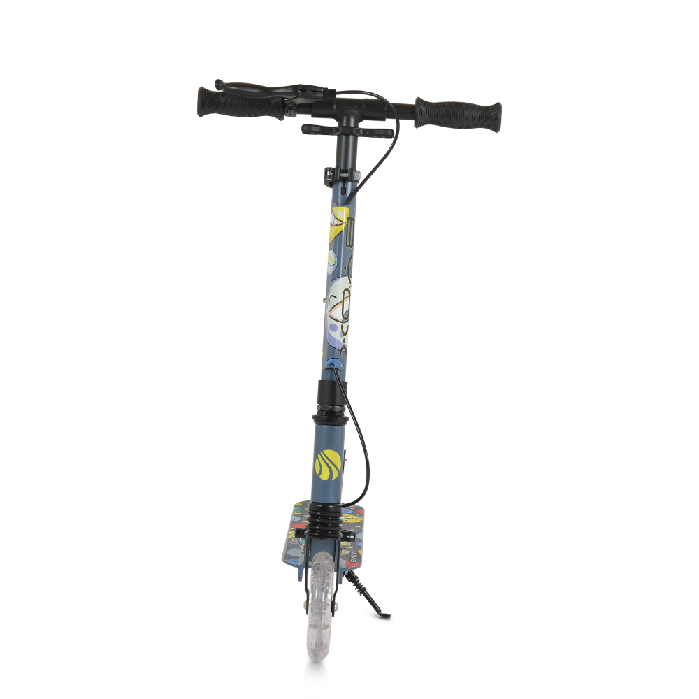 Trotineta Byox Snazzy Gri | Pliabilă cu LED - imagine 2
