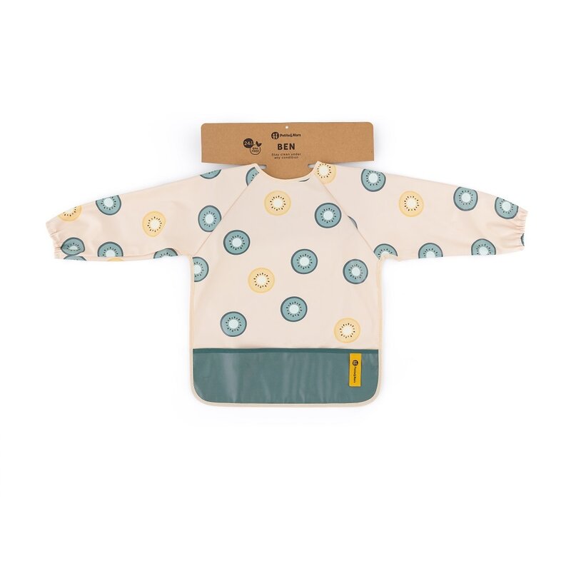 Baveta Impermeabila cu Maneci Petite&Mars Kiwi - imagine 2