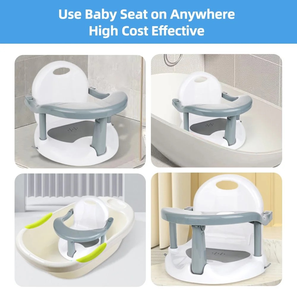 Scaunel de baie Little Mom, pliabil si ergonomic - imagine 2