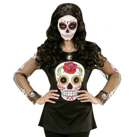 Bluza Dia de los Muertos Widmann | Halloween