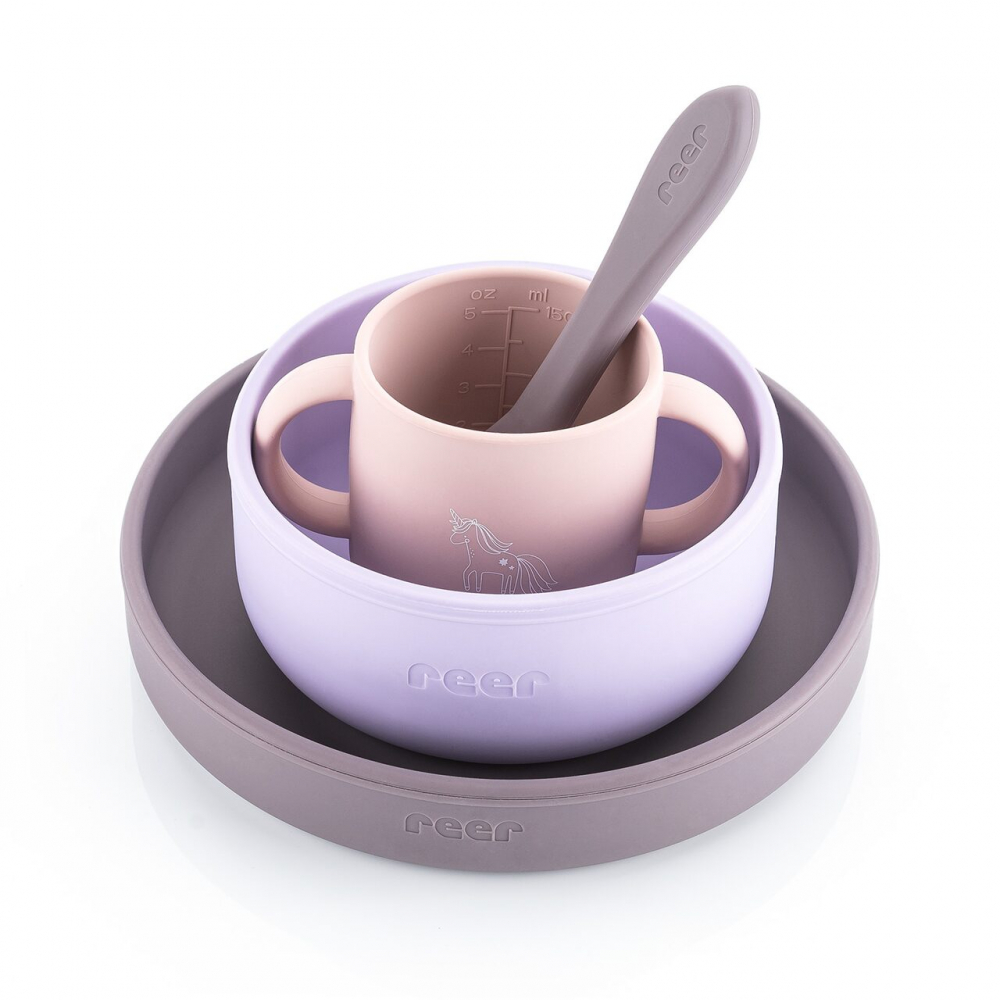 Set Veselă Silicon Reer | Fără BPA | Lavabil - imagine 4