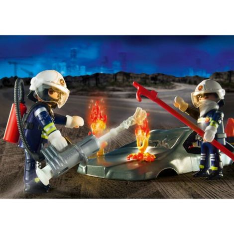 Playmobil Exerciții de Foc - Antrenament Pompieri