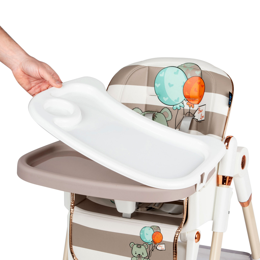 Scaun de Masă Juju EatFun Brown Bear | Confort Siguranță - imagine 2
