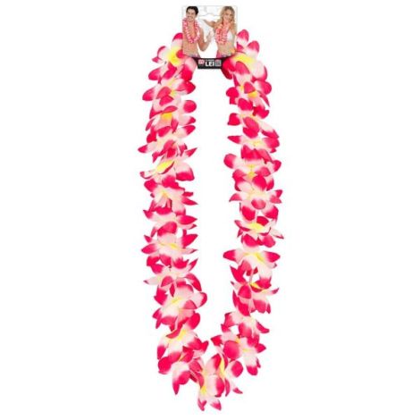 Ghirlanda Hawaii Flori Roz Widmann - Accesoriu Petrecere - imagine 4