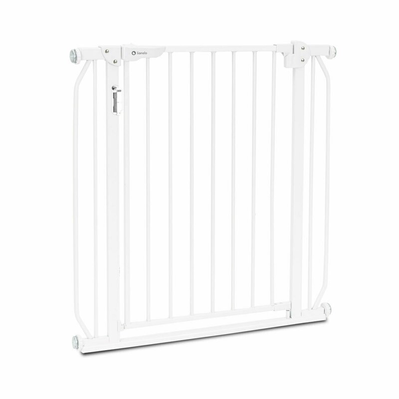 Poarta Siguranta Truus Slim LED Lionelo, 105 cm, Alb