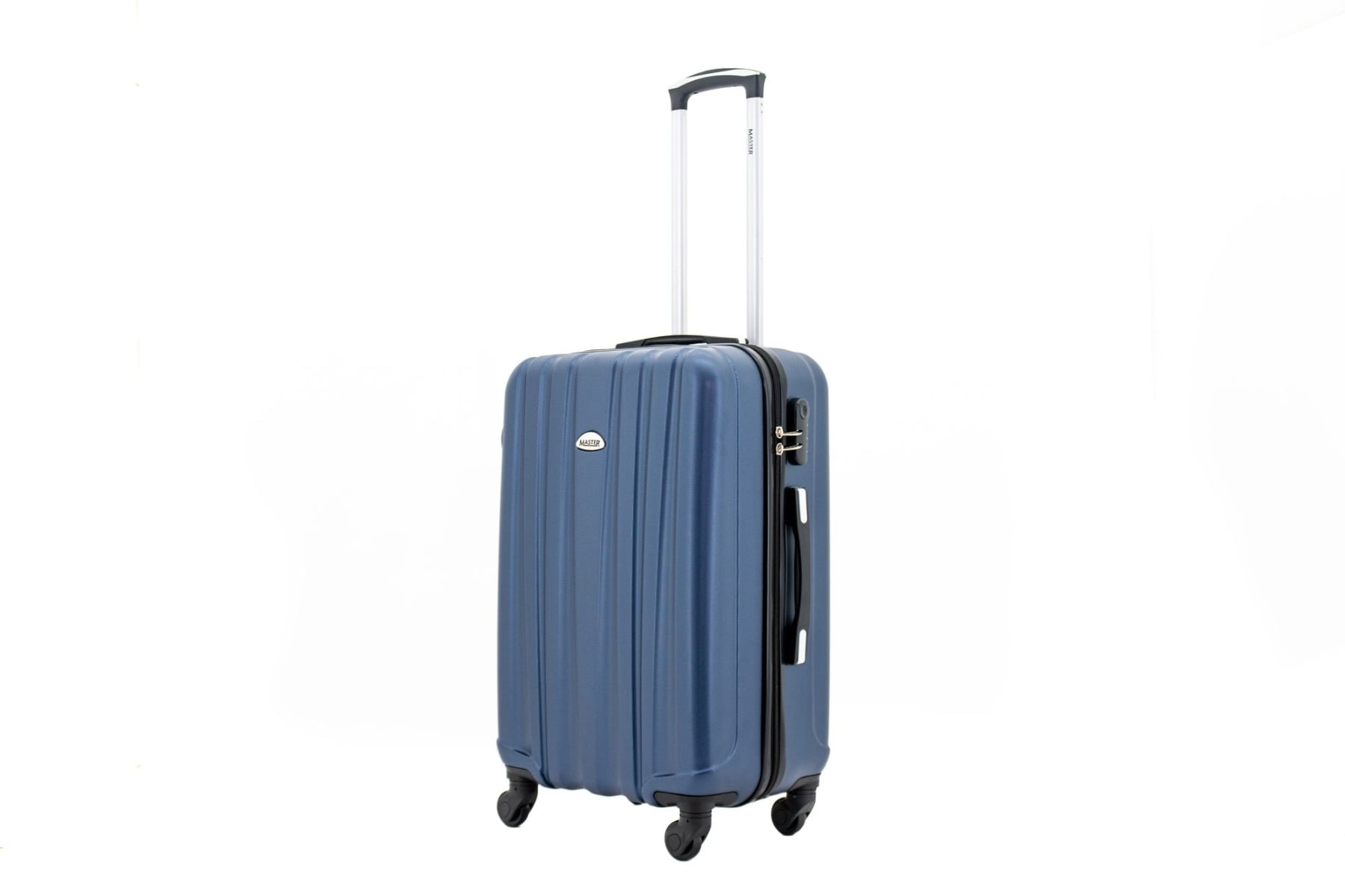 Troler Master Costa, albastru, 4 roti, 62 cm
