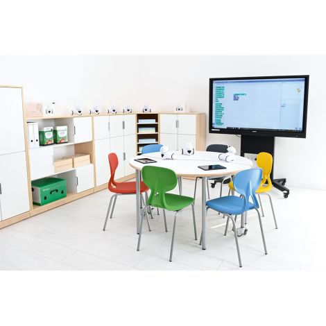 Scaun Școlar Ergonomic Roșu Colores | Moje Bambino - imagine 2