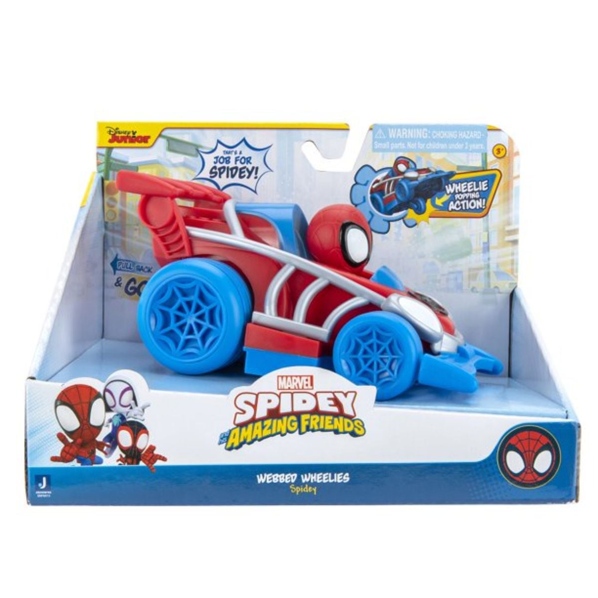 Masinuta Spidey Pull Back | Jucarie Marvel pentru Copii