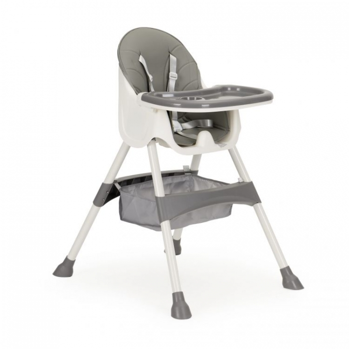 Scaun de masă 2 în 1 Ecotoys Gri HC-823