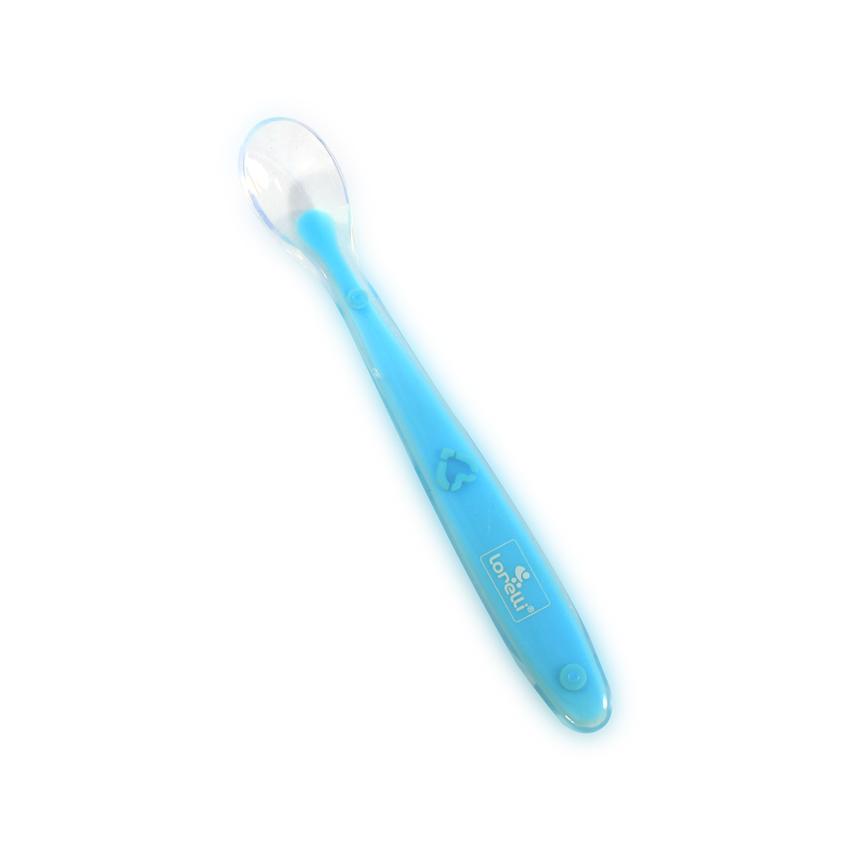Linguriță Silicon Lorelli Blue, 6 luni+