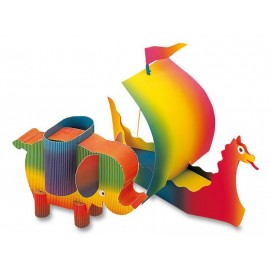 Set Carton Ondulat Curcubeu 50*70 cm | Folia Paper - imagine 3