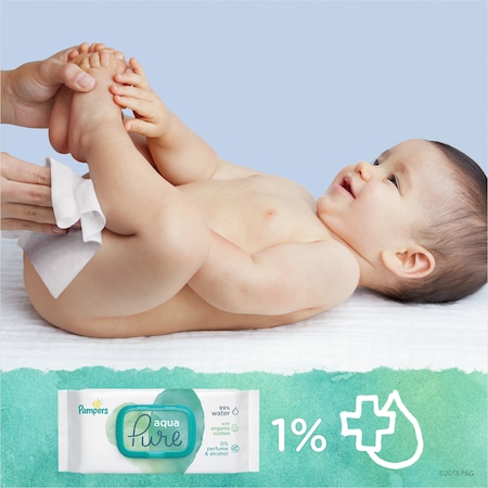 Servetele Pampers Aqua Pure cu Bumbac Organic - imagine 4