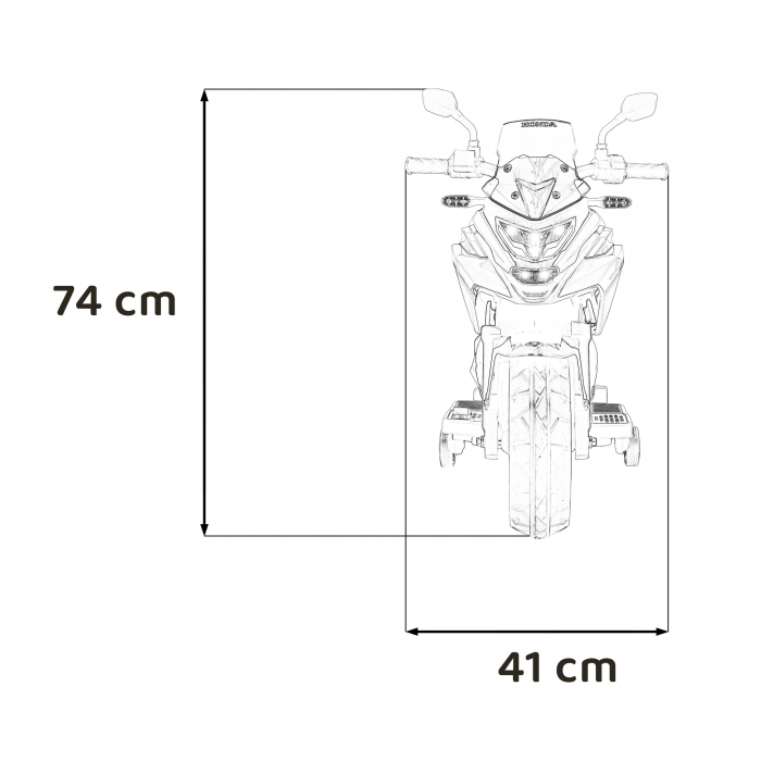 Honda NC750X Motocicleta Copii 70W Galben