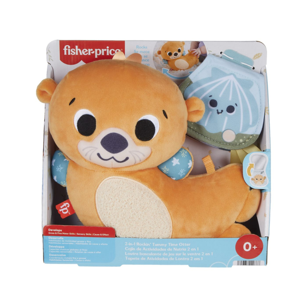 Fisher-Price Vidră Senzorială 2-în-1 Tummy Time