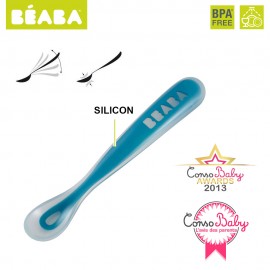 Set 4 Lingurițe Beaba Silicon Rainbow - imagine 2