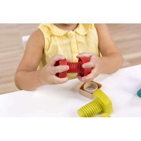 Joc de îndemânare Șuruburi și Piulițe Miniland ECO - imagine 4