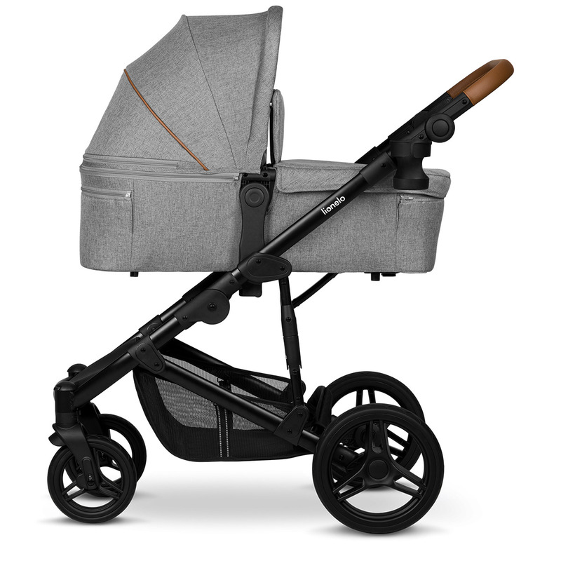 Carucior 2 in 1 Lionelo Mari Tour, Reversibil, Gri - imagine 5