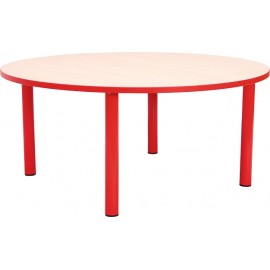 Masa gradinita rotunda Moje Bambino, Rosu, Marimea 2