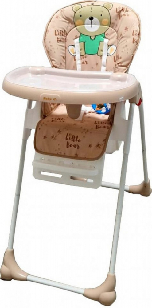 Scaun masă Baby Care reglabil 3 trepte, pliabil