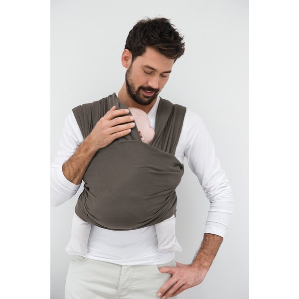 Babylonia Tricot Slen Organic Wrap Gri, Purtare Ergonomică - imagine 2