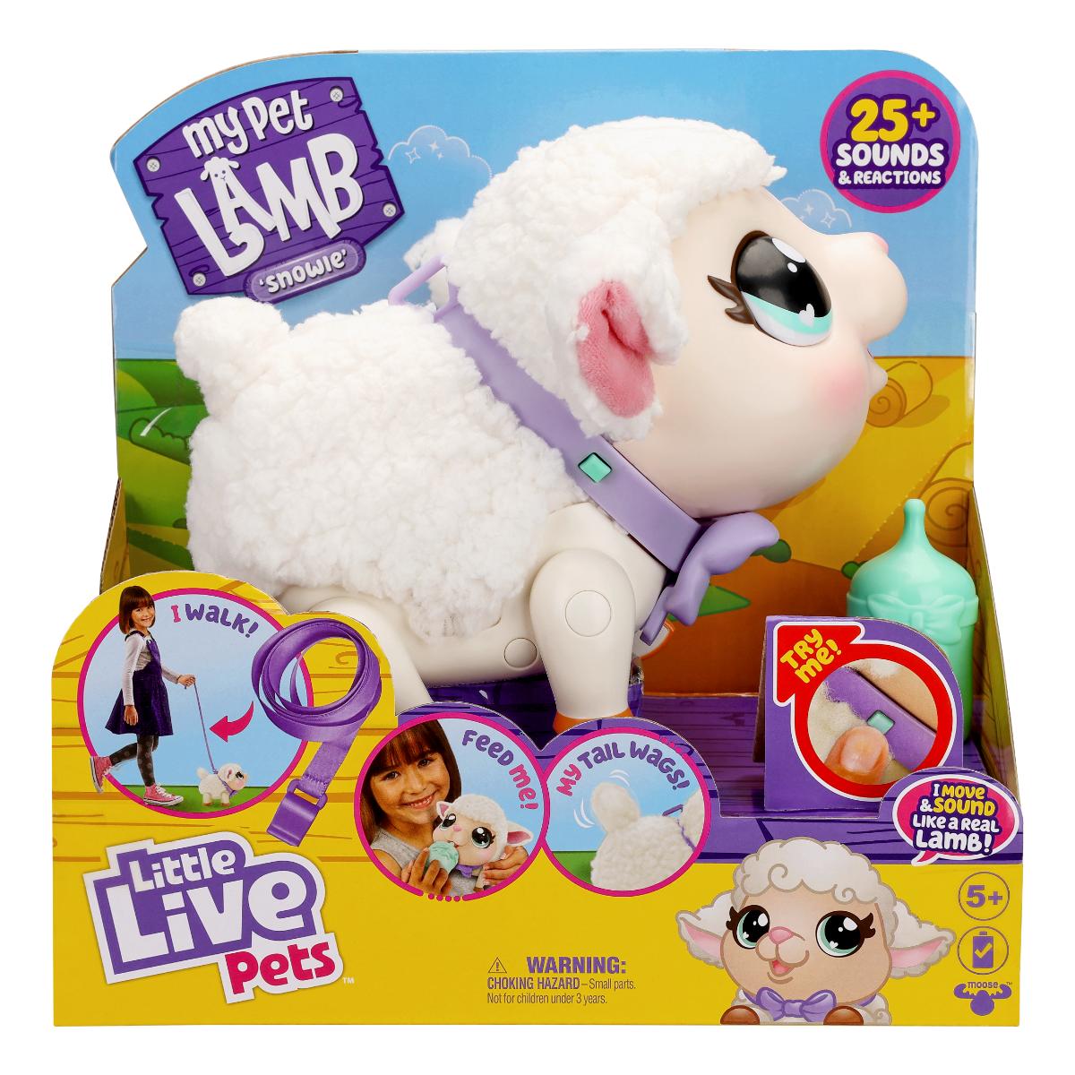 Little Live Pets Mielul Snowie - Jucărie Interactivă