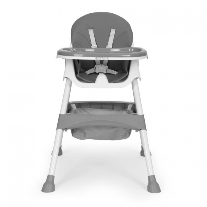 Scaun Masa Ecotoys HC521 Gri - Siguranță & Comfort - imagine 5