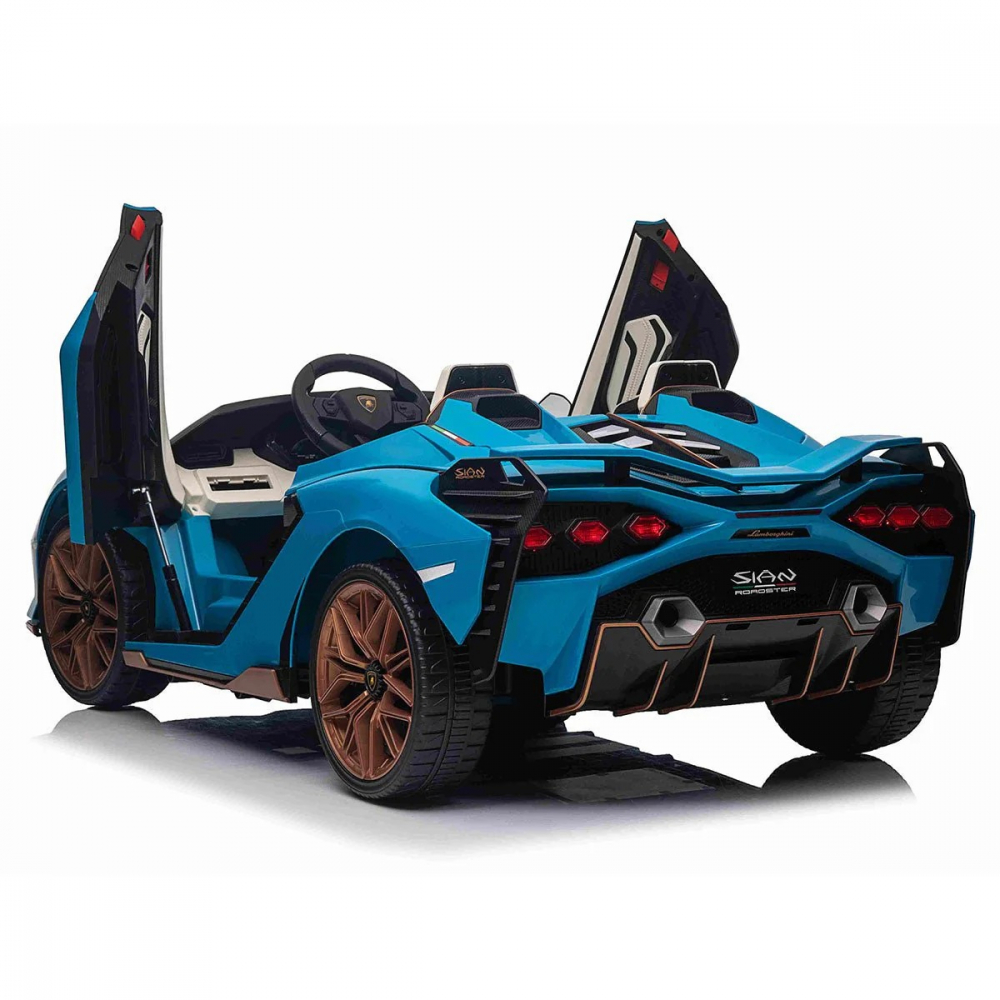 Masinita Electrica Lamborghini Sian 12V Albastru - imagine 3