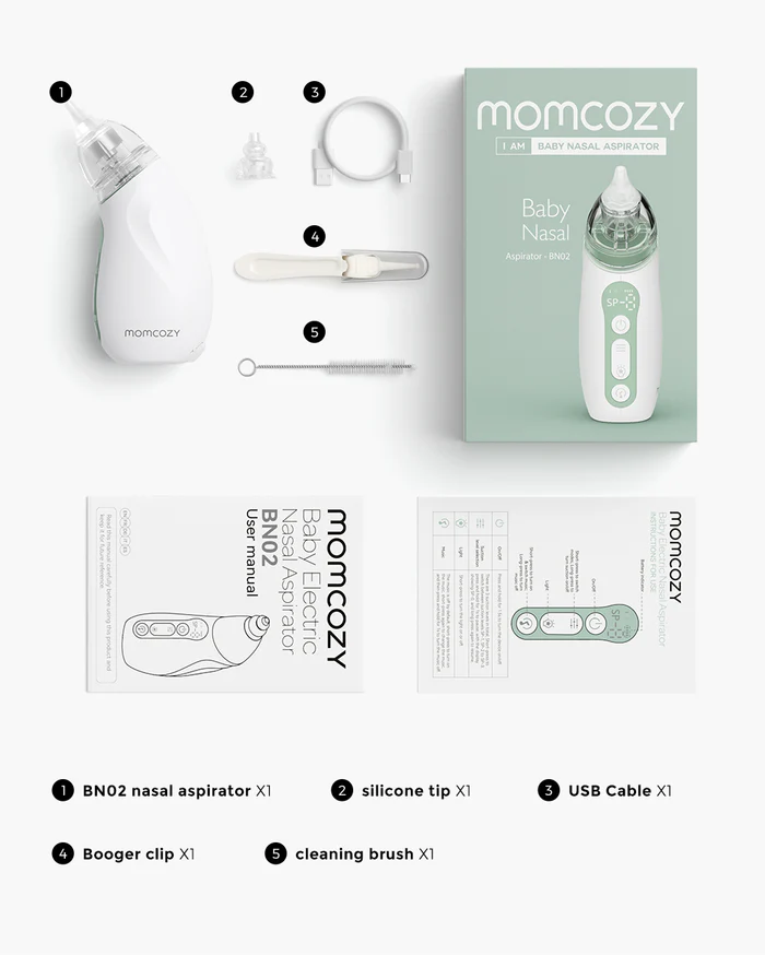Aspirator Nazal Momcozy 65Kpa - Nor Pufos - imagine 8