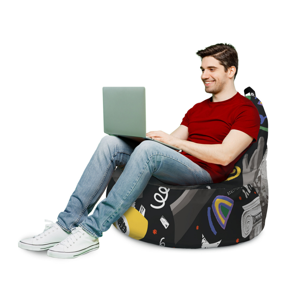 Fotoliu Updeco Bean Bag Big Chill - Confort Extra - imagine 3