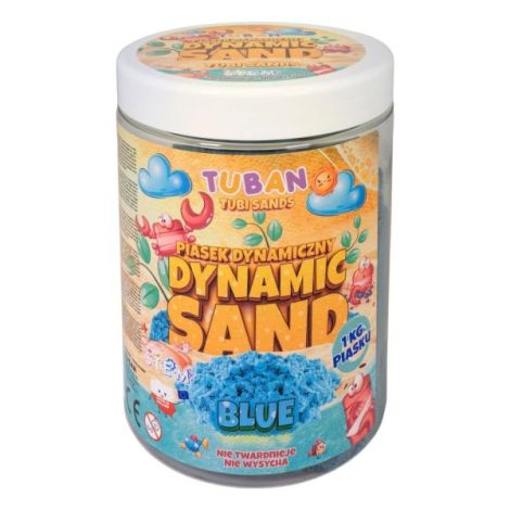 Nisip Kinetic Tuban 1kg Albastru - Joc Creativ