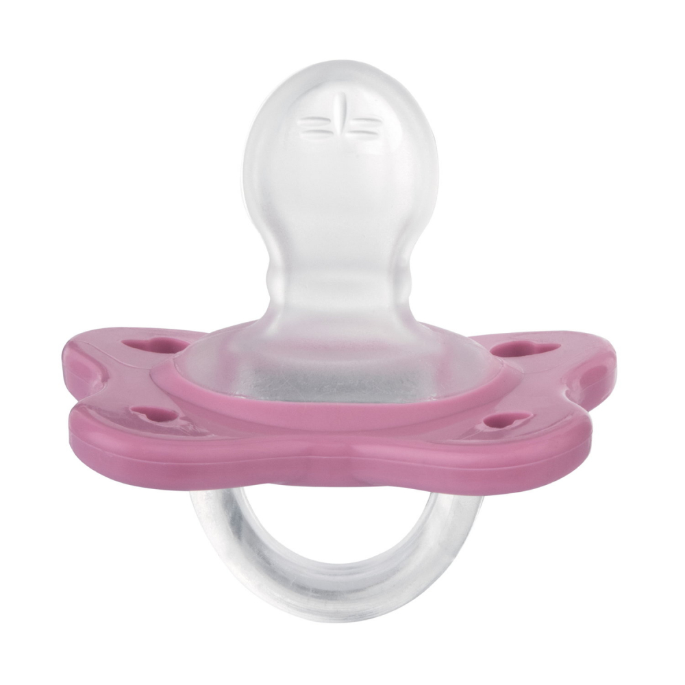 Suzete Chicco PhysioForma 6-16 luni Roz - imagine 2