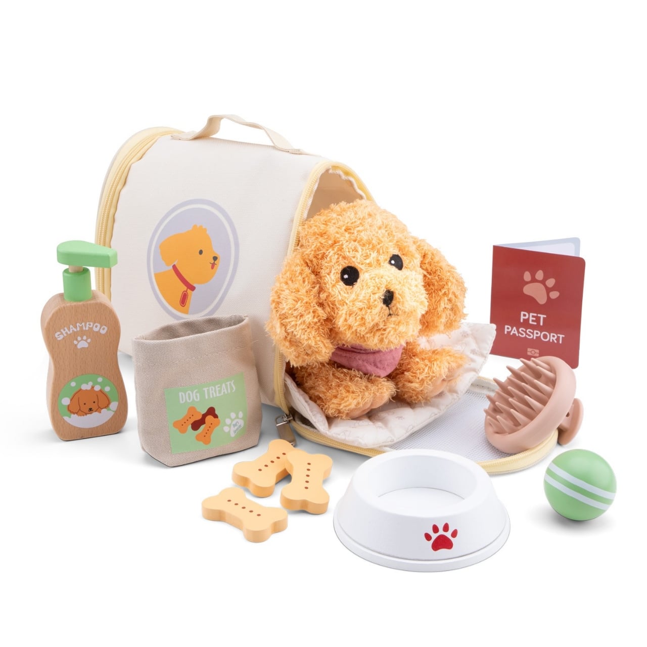 Set Ingrijire Catelus Woet New Classic Toys