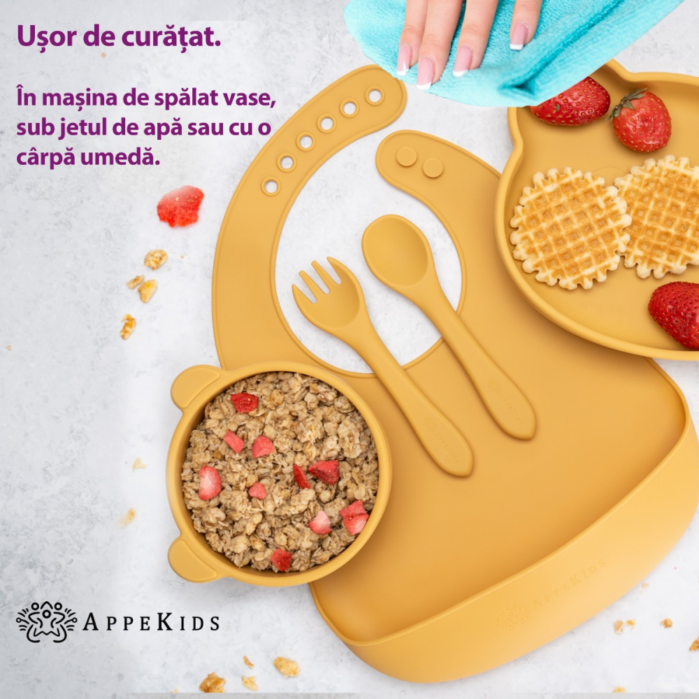 Set Diversificare 5 Piese AppeKids Panda Honey - imagine 4