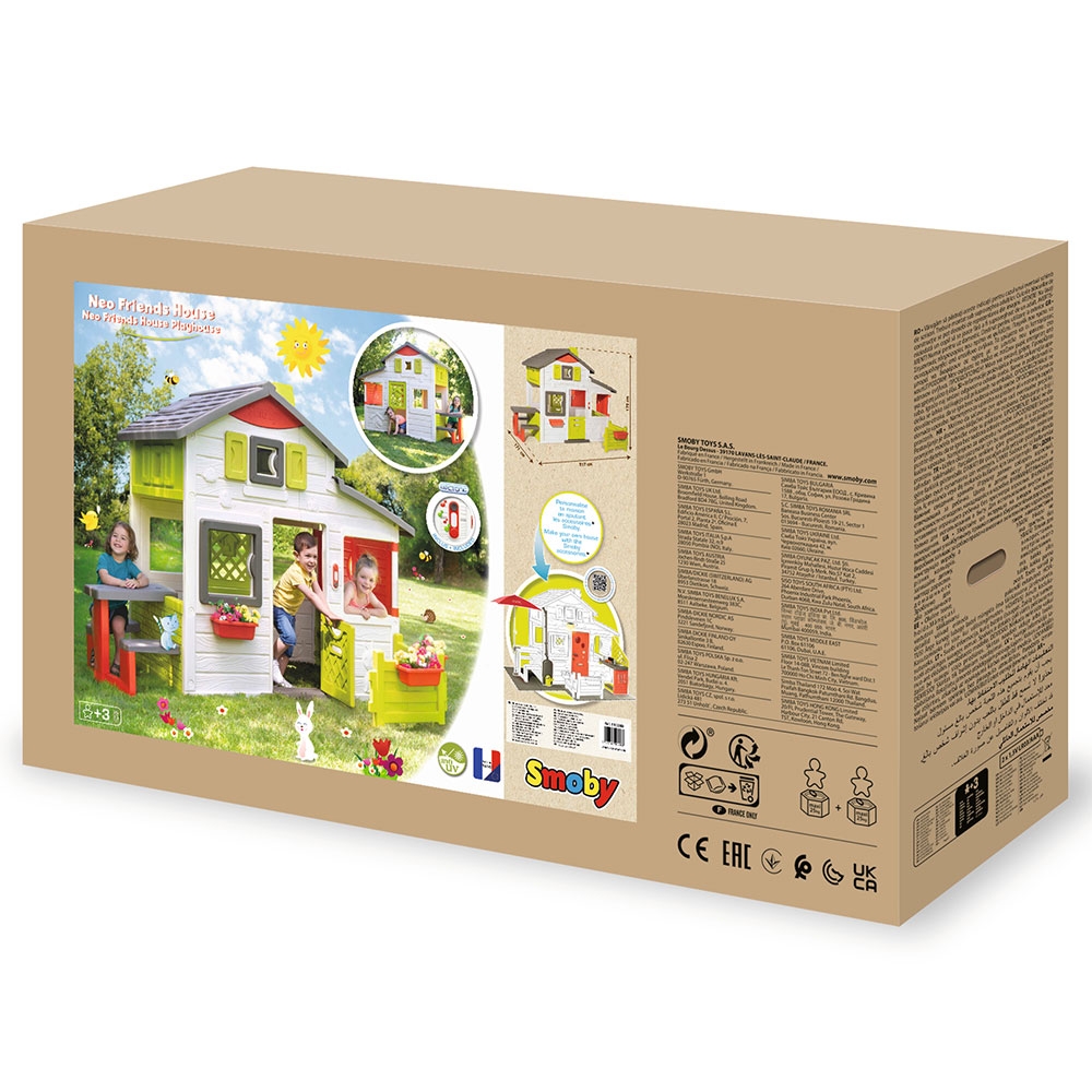Casuta Smoby Friends cu Gradina, Joaca in Aer Liber - imagine 4