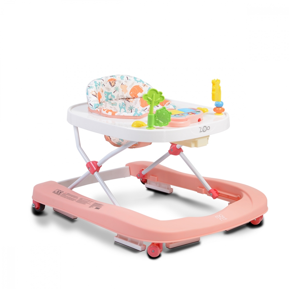Premergator 2 in 1 Moni Zoo Pink, Activ si Educativ - imagine 3