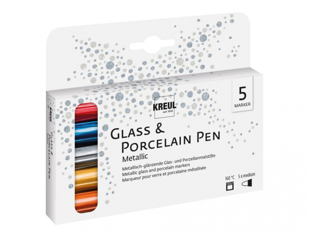 Set Markere Metallic Kreul, 5 Bucăți