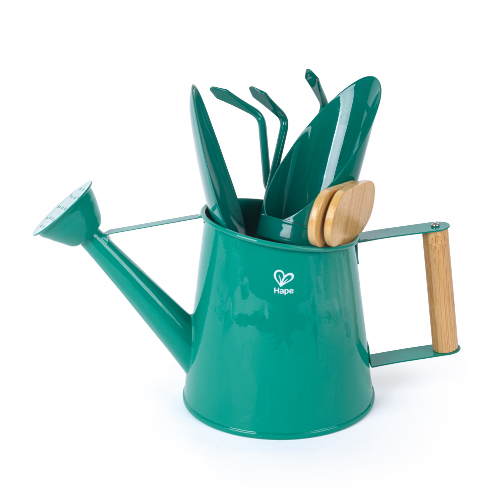 Set Gradinarit Hape Bambus Metal pentru Copii - imagine 3
