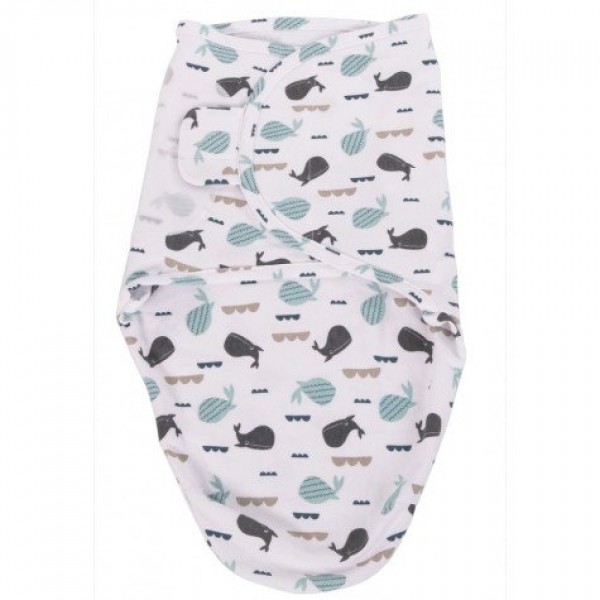 Wrap infasare Bo Jungle | Bumbac 100%, Model Balene