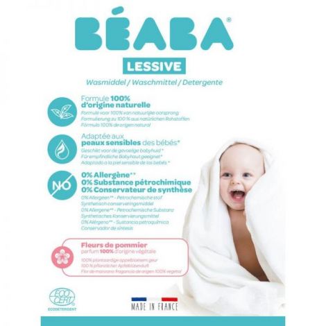 Detergent Beaba Flori de Mar 1L - Ecocert - imagine 2