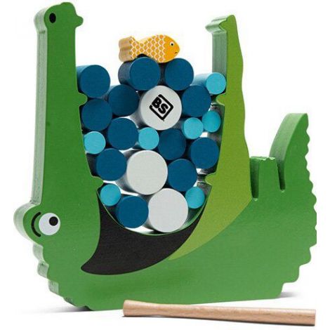 Joc de Echilibru Crocodil BS Toys - Abilități și Distracție