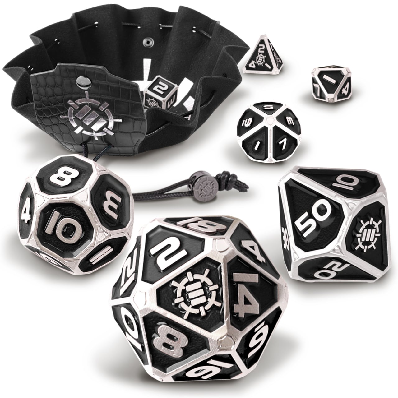 Set Zaruri Metalice Enhance Black DnD Premium