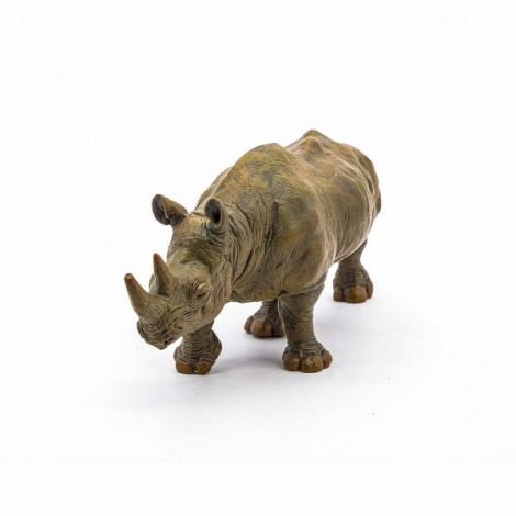Papo Figurina Rinocer Negru - Realist 17cm - imagine 6