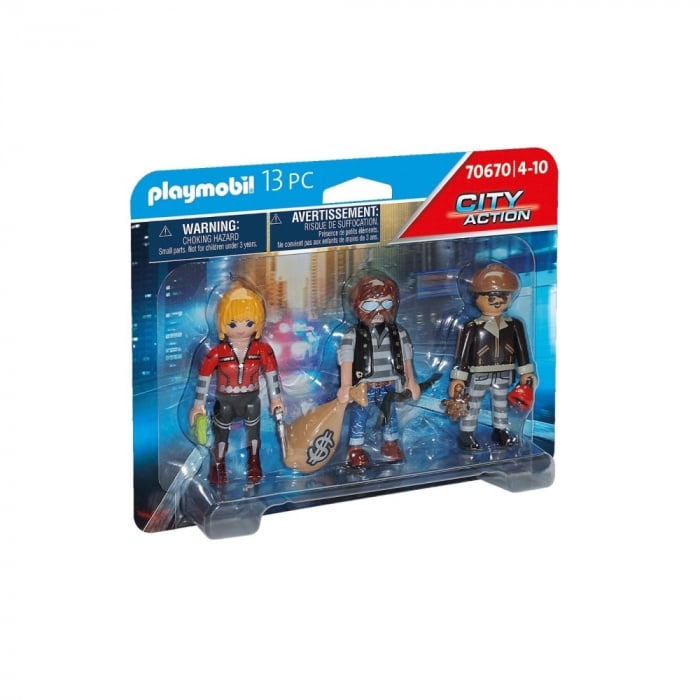 Set 3 Figurine Hoti Playmobil | Jucarii Actiune