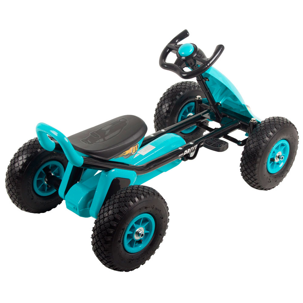 Kart Pedale Kidscare Albastru - Aventură Outdoor - imagine 3