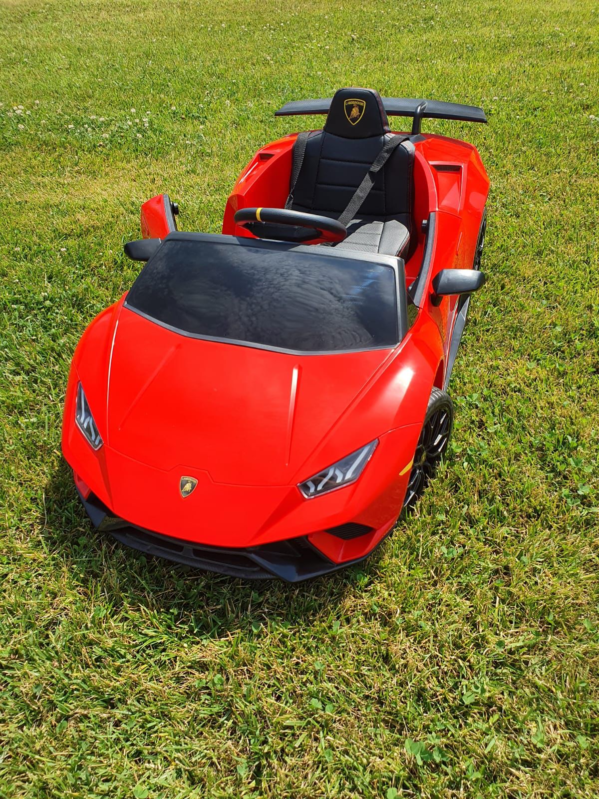 Masinuta Lamborghini Huracan 4x4 12V - Rosu - imagine 3