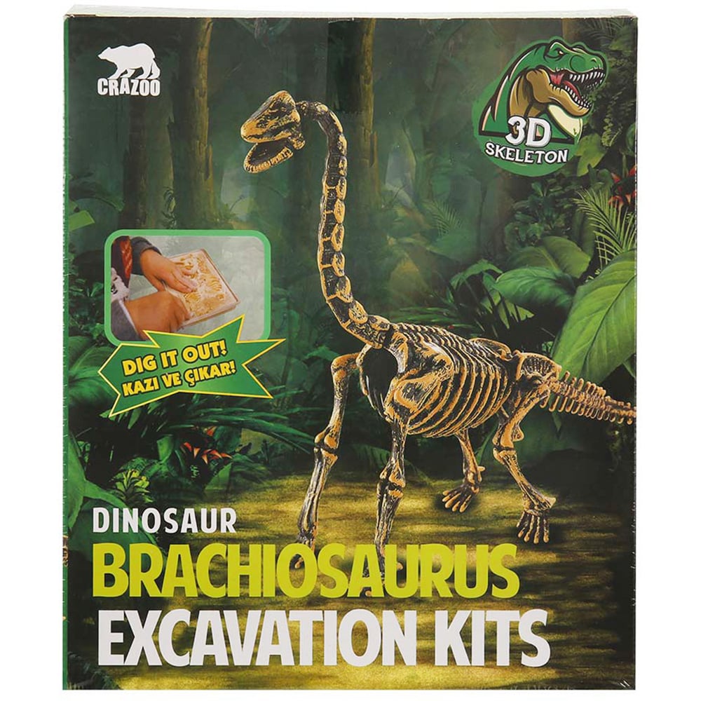 Kit Arheologic Brachiosaurus 3D Skeleton | Joc Educativ