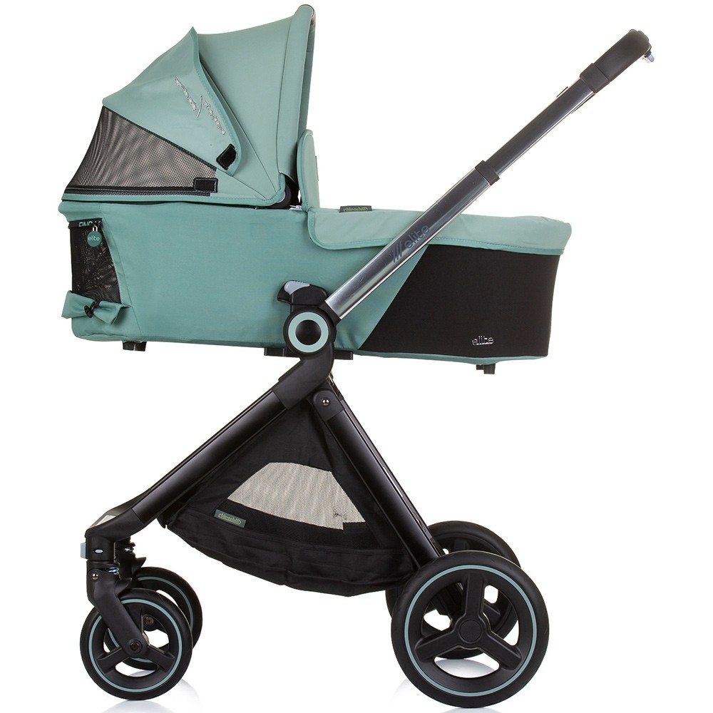 Carucior Chipolino Elite 3 in 1 Pastel Green i-Size - imagine 11