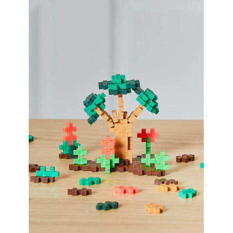 Plus-Plus Jungle Mix 100 Piese - Constructie Creativa - imagine 4