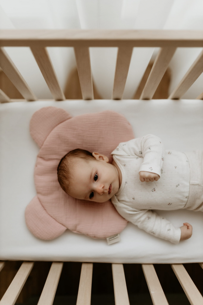Perna Nor Pufos Muselina Rose - Confort Bebeluși